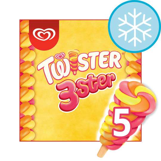 Twister 3ster (Mango, Orange and Raspberry 5pk Ices ) £1 @ Farmfoods Ilford