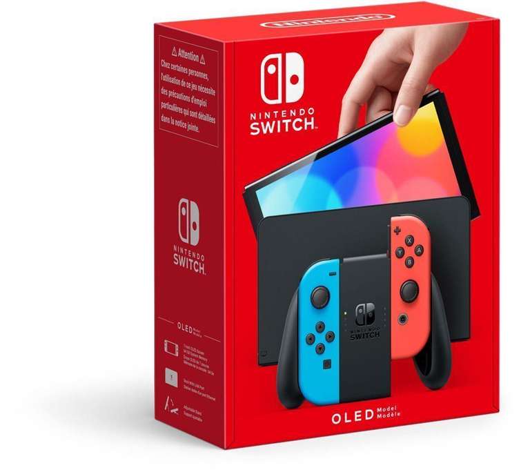 NINTENDO Switch OLED - Neon Red & Blue - DAMAGED BOX - £213.10 delivered with code @ eBay / currys clearance