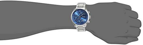 BOSS Chronograph Quartz Watch for Men with Silver Stainless Steel Bracelet £142.99 @ Amazon