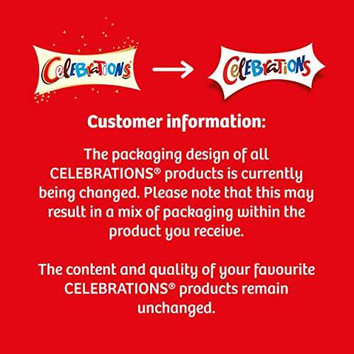 Celebrations Chocolate Bulk Box, Chocolate Gift, 2.4kg - £19.99 @ Amazon