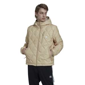 adidas Originals Mens Down Quilted Puffer Jacket Magic Beige, Sizes XS, S and XL