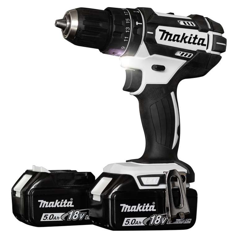 Makita DHP482RTWJ 18V LXT Cordless Combi Drill 2 x 5.0Ah + Fast Charger + Case £160.55 for Trade Member / £169 otherwise @ Toolstation