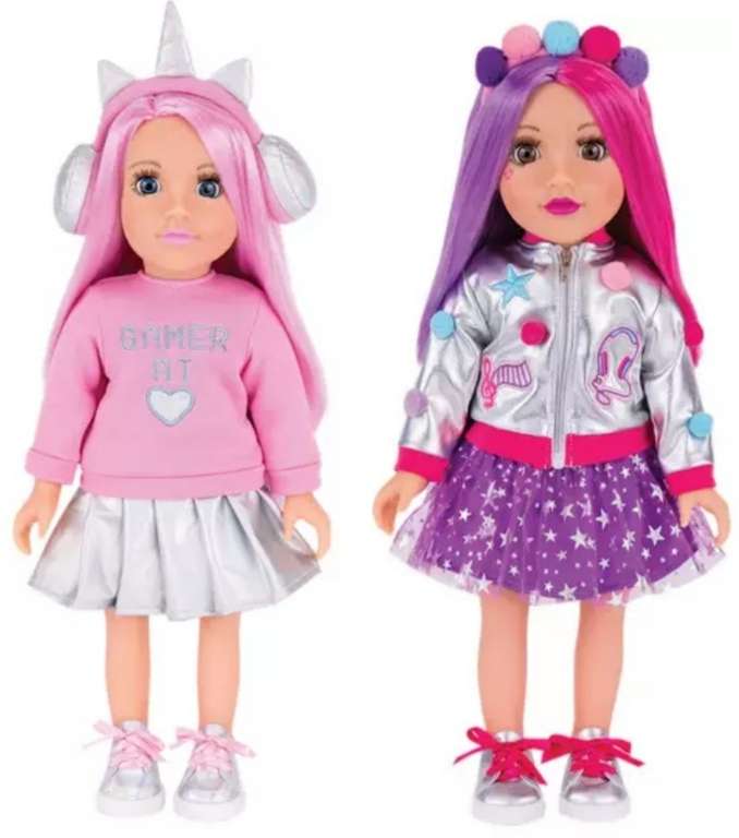 DesignaFriend Melody Music Doll & Girl Gamer Doll 18inch/46cm - £6 each / Kristin Stylist Doll 18inch/46cm £15 - (Free Collection) @ Argos