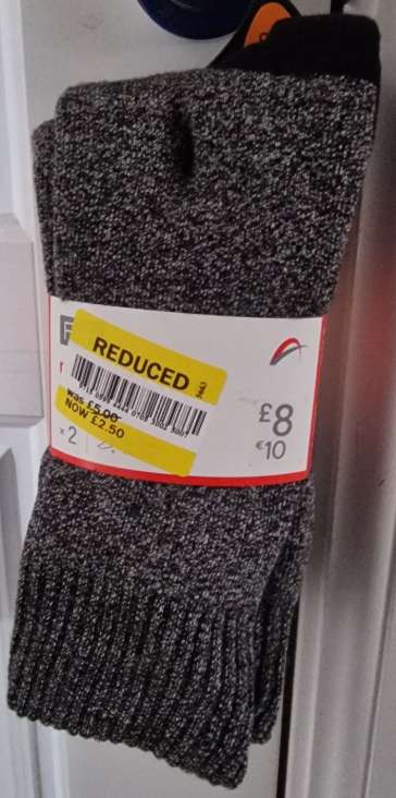 Walking Socks Reduced to £2.50 - Tesco Cullompton