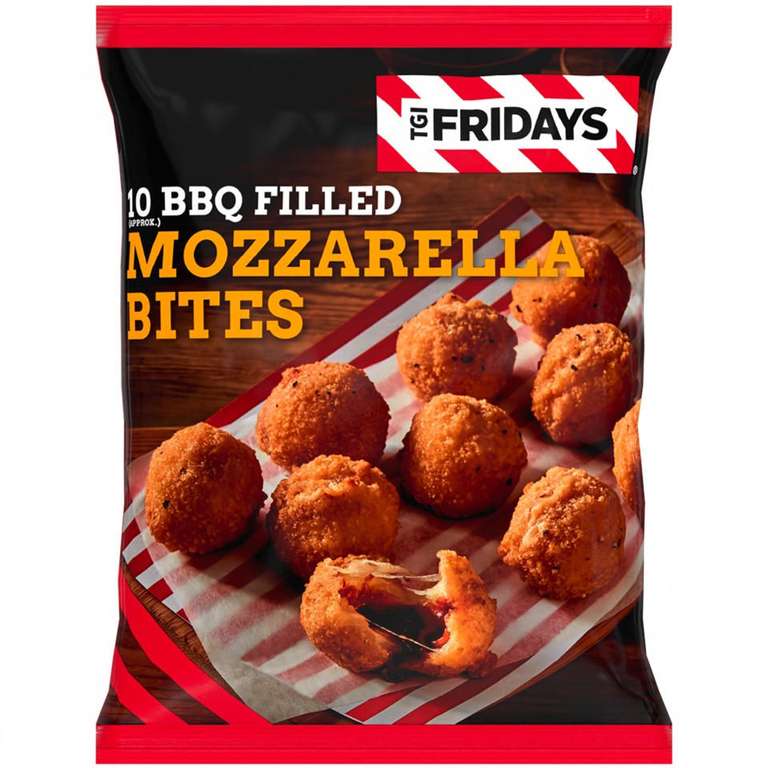 TGI Fridays 10 (Approx.) BBQ Filled Mozzarella Bites 200g