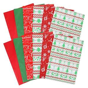 120 Sheets Christmas Metallic Wrapping Paper - £5.49 with code, sold by Dpkow @ Amazon