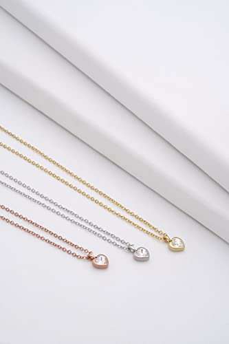Ted Baker Hannela Crystal Heart Necklace - Rose Gold or Silver Tone Plated with Crystal Sold by Ted Baker Jewellery FBA