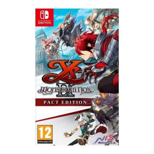 Ys IX: Monstrum Nox - Nintendo Switch £32.76 with code @ thegamecollectionoutlet / eBay