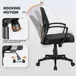 Yaheetech Adjustable Ergonomic Office Chair - £41.39 Delivered with Voucher @ Yaheetech UK / Amazon