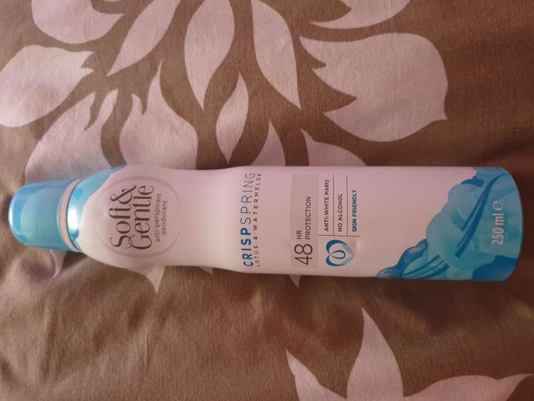 Soft & Gentle antiperspirant deodorant 250ml instore Twickenham