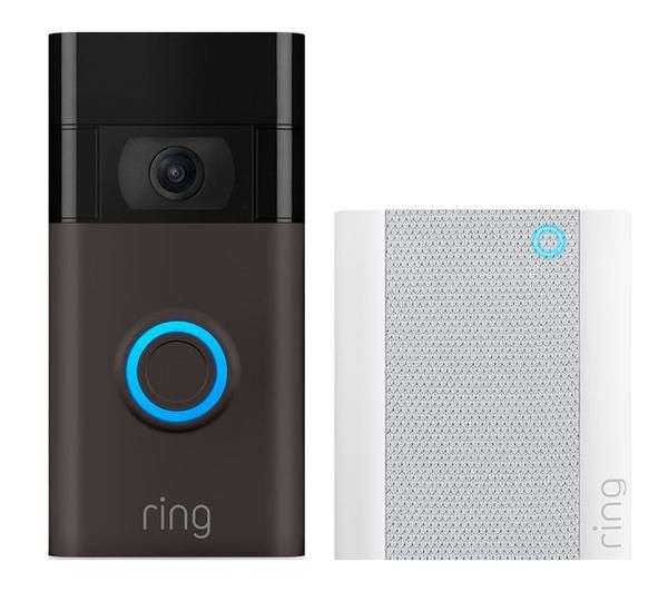 RING Video Doorbell (2nd Gen, Bronze) & Chime (2nd Gen) Bundle £69.99 @ Currys