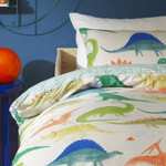 Habitat Kids Dino Multicolour Bedding Set - Toddler - Free Click & Collect