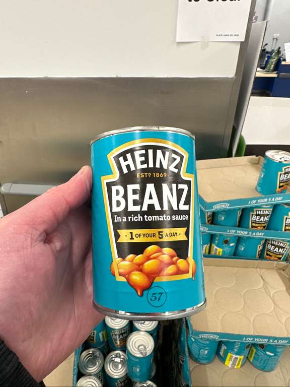 Heinz Baked Beans 415g (Best Before Jan 2023) 24p instore @ Tesco Crasswell Street, Portsmouth