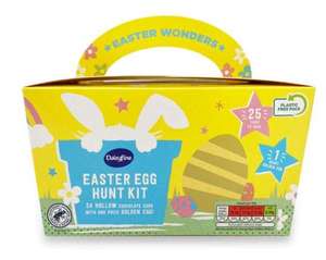 Dairyfine Easter Egg Hunt Kit 340g 24 eggs 1 gold egg - 19p instore @ Aldi, Wolverhampton