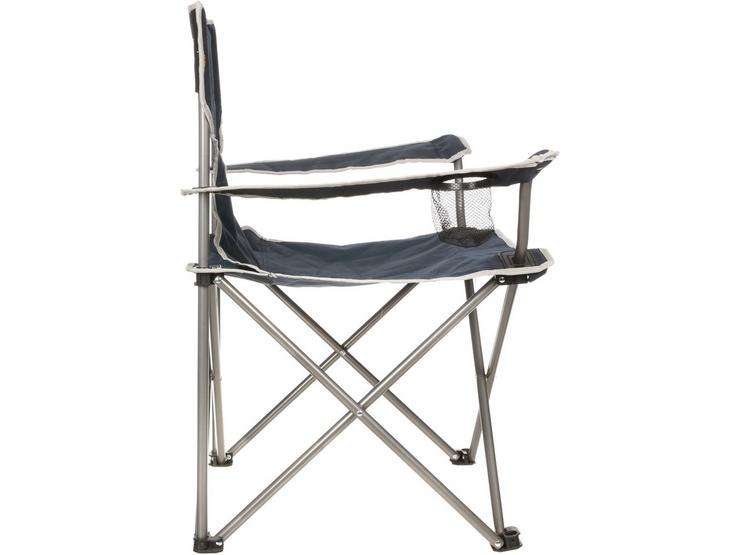 Folding Arm Chair - Navy, free click and collect. (Green also available)