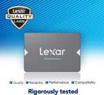 Lexar NS100 2TB 2.5” SATA III Internal SSD, Up to 550MB/s Read (LNS100-2TRBNA) - Sold by Amazon US