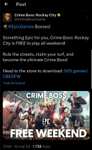 [PS5 / PC via Epic Games / Xbox Series X|S] Crime Boss: Rockay City - Free Weekend
