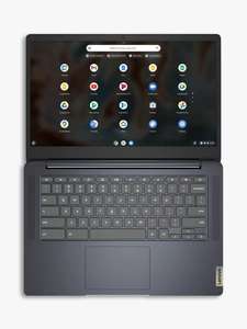 Lenovo IdeaPad 3 Chromebook Laptop, MediaTek Processor, 4GB RAM, 64GB eMMC, 14" Full HD, Abyss Blue - £149.99 @ John Lewis & Partners
