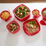 Sistema Microwave Round Plastic Bowl - Microwave Food Container - 915 ml