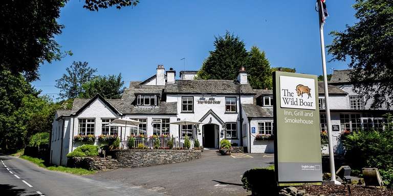 Lake District The Wild Boar inn stay Near Windermere With Bottle Of Prosecco, 1 Night, Plus Breakfast (Selected Dates)