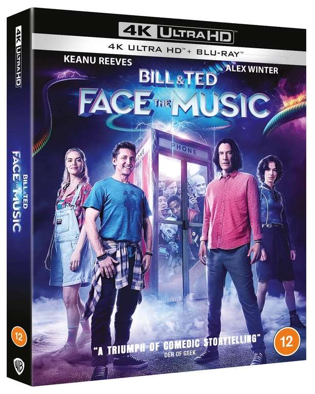 Bill & Ted Face the Music - 4K Ultra HD + Blu-ray £9.99 at HMV