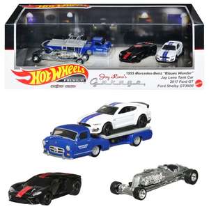 Hot Wheels Premium - Jay Leno’s Garage Collector Display Diorama 4 Pack Free C&C