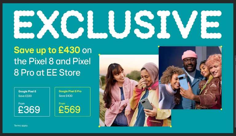 Colleague offer BT / EE / Plusnet / Openreach ONLY employees - Google Pixel 8 From £369 Pixel 8 Pro From £569