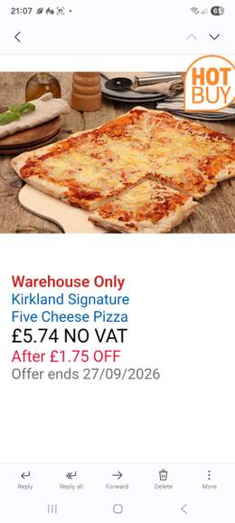 Run Reigate Kirkland Signature Five Cheese Pizza | Hotukdeals