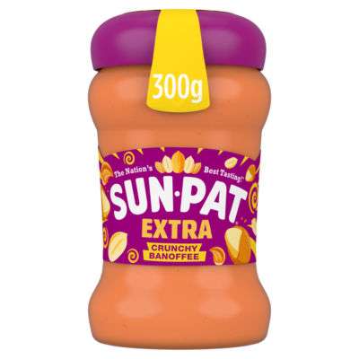 Sun-Pat Extra Smooth Choc Chip /Crunchy Banoffee Flavour Peanut Butter - 99p instore @ Farmfoods, Bury