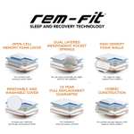 REM-Fit 600 Lux Hybrid Mattress - Single £299.70 / Double £374.70 / King £389.70 / Super King - £449.70 - 100 Night Trial