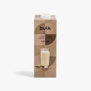 Oat Milk from Bulk - £6.74 for 12 x 1ltr - £6.74 (+£3.95 Delivery / Free Del over £39) @ Bulk