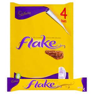 Cadbury Flake 4 Bars 102g