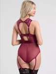 Lovehoney Moonlight Wine Crotchless Plunge Body - Free Delivery W/Code