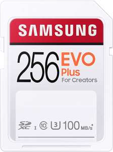 256GB - Samsung EVO Plus SDXC UHS-I U3 100MB/s Full HD & 4K UHD Memory Card (MB-SC256H/EU) £17.40 delivered @ Amazon Germany