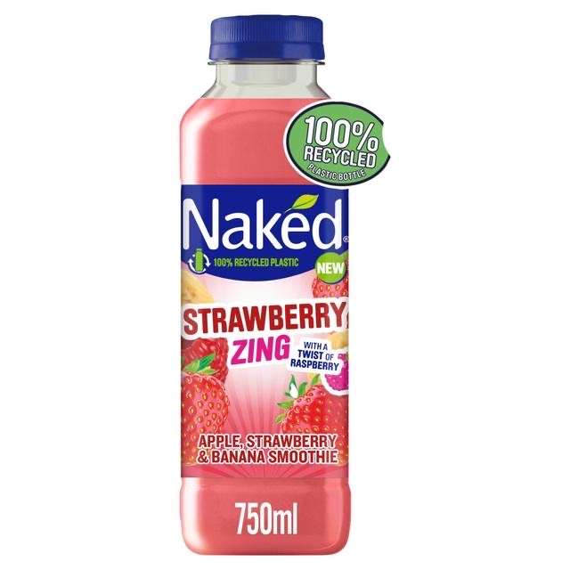 Naked Strawberry Zing 750ml 2 for £1 @ Farmfoods Redditch