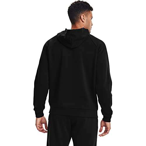 Under Armour Men Rival Fitted Full Zip, Breathable Men's Hooded Jacket Tight Fit XL/XXL