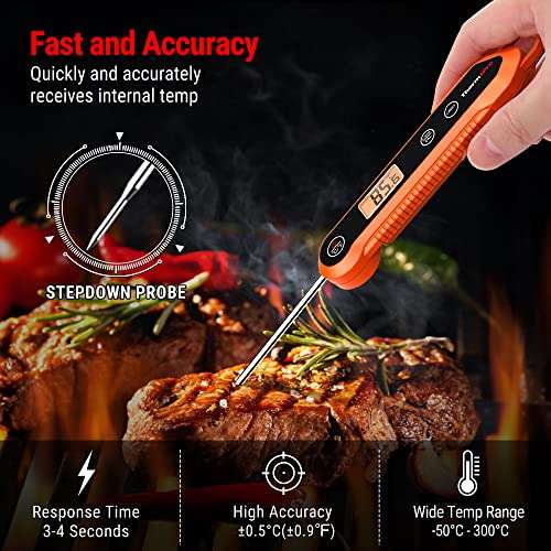 ThermoPro TP03H Meat Thermometers with Foldable Food Temperature Probe £8.48 Dispatches from Amazon Sold by ThermoPro UK