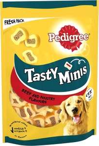 Pedigree Tasty Bites - Dog Treats Chewy Slices with Beef 155 g Pack of 8, Sold By ZB Marketplace