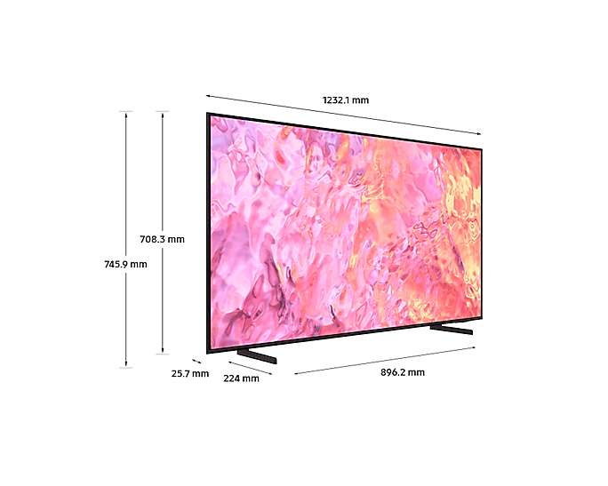 SAMSUNG QE55Q60CAUXXU 55" Smart 4K Ultra QLED TV with Bixby - REFURB-A W/Code @ Currys Clearance