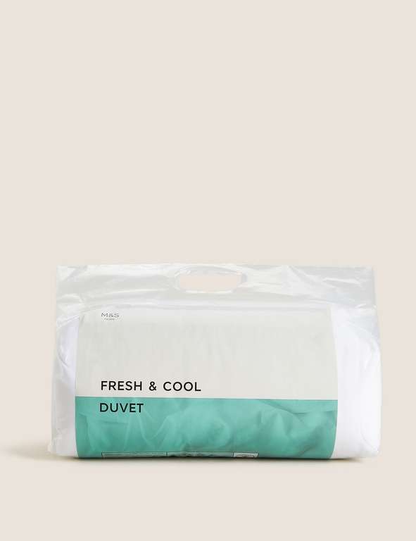 Fresh & Cool 4.5 Tog Duvet (Single £9 / Double £11 / King £16 / Super King £29) + Free Click & Collect @ Marks & Spencer