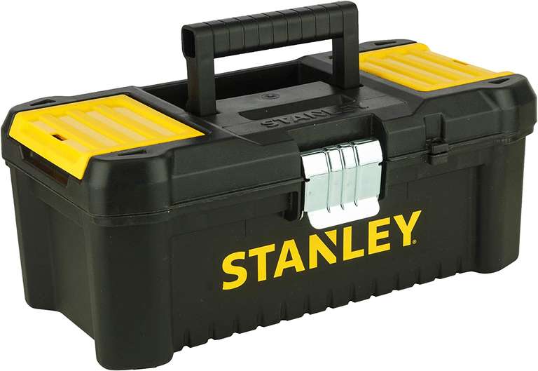 Stanley STST1-75515 Low Essential Tool Box, Black/Yellow, 12.5-Inch - £7.00 @ Amazon
