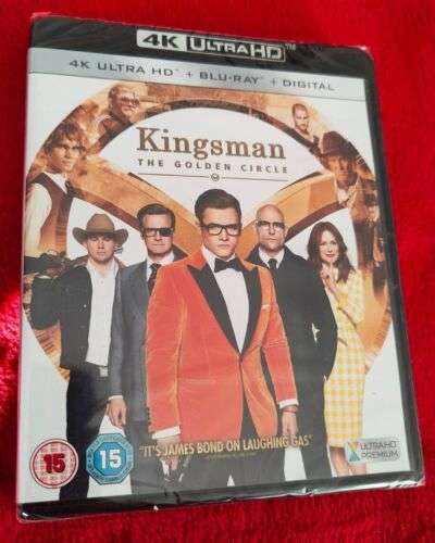 Kingsman: Golden Circle 4k Blu ray - media-vaultuk