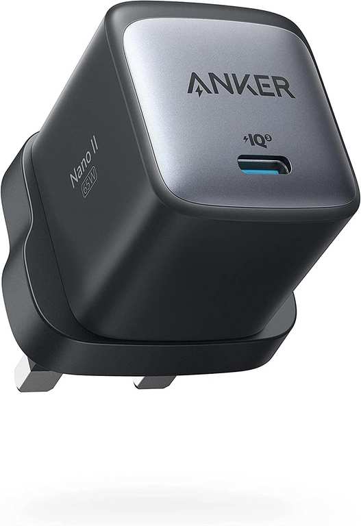 Anker NanoII 65W GaNII PPS Fast USB-C Charger Adapter for MacBook Pro&Air/Galaxy - with code & discount. Sold by Anker Official Shop