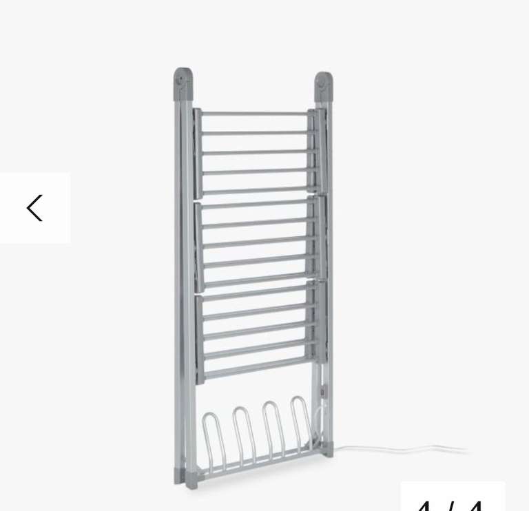 John Lewis 3-Tier Heated Indoor Clothes Airer