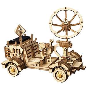 70% off ROBOTIME 3D Puzzle Wooden Model Kits - solar powered moon buggy for £6.72 Dispatches from Amazon Sold by Robotime