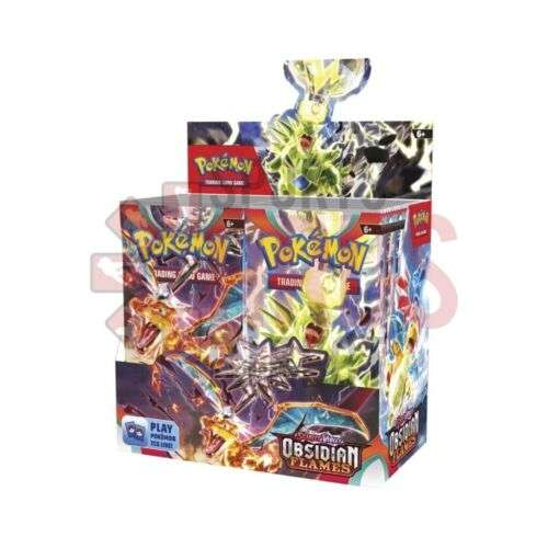 Pokemon Scarlet & Violet Obsidian Flames: Booster Box £89.99 | Paldea Evolved Elite Trainer Box £31.49 with code sold by sports-cards-direct