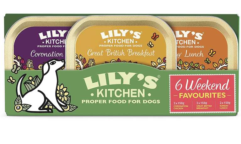 Lily's Kitchen Weekend Favourites 6x 150g - £4.63 / £4.17 Subscribe & Save @ Amazon