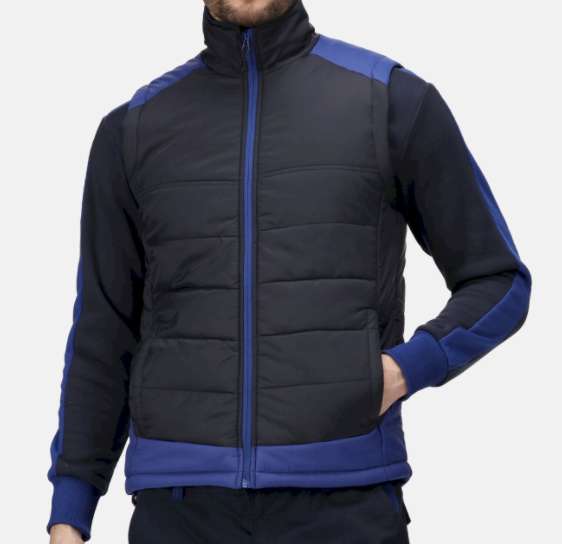 Men's Contrast Insulated Body Warmer | Navy New Royal Blue for £16.45 + free collection @ Regatta