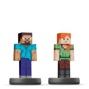 Steve & Alex No.89 Double Pack amiibo (Super Smash Bros. Collection) - £25.99 delivered at Nintendo Store