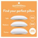 Slumberdown Pillows 2 Pack - Super Support Firm Side Sleeper Bed Pillows for Neck and Shoulder Pain Relief Sold by Sleep Seeker